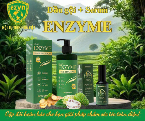 DẦU GỘI ĐẦU ENZYME ( CẢI THIỆN RỤNG TÓC GIÚP TÓC KHỎE MẠNH, BÓNG MƯỢT)