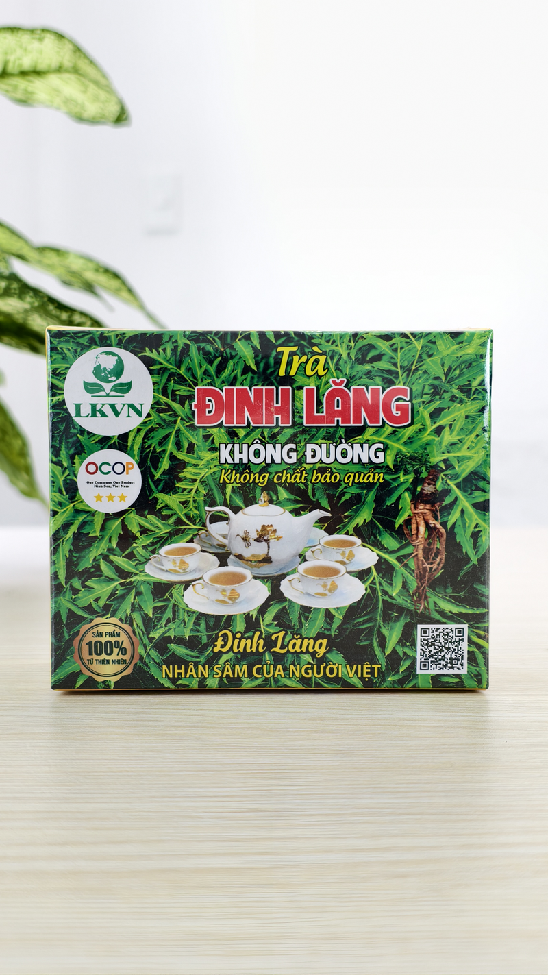 Trà túi lọc Đinh Lăng – Hộp (20 gói x 3g)