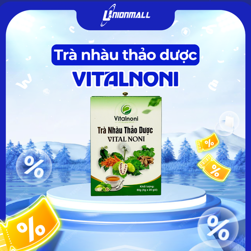 Trà Nhàu Thảo Dược - Vitalnoni  ( Hộp 80gr)