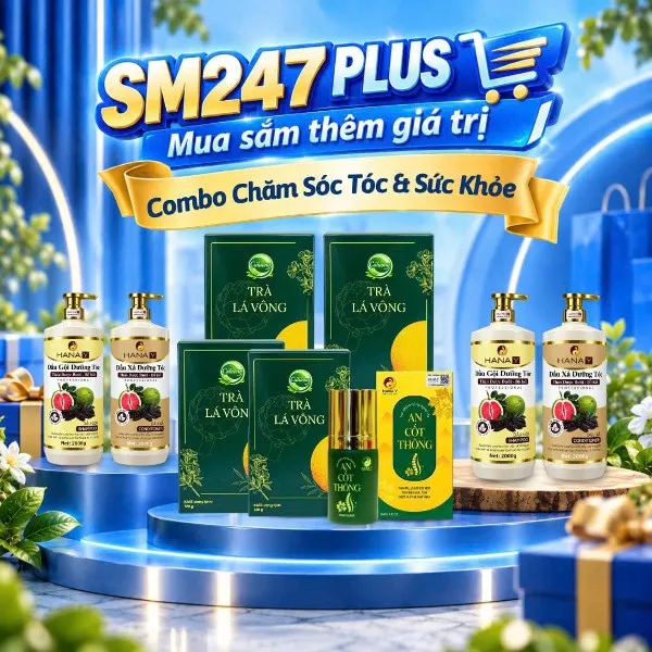 COMBO CHĂM SÓC TÓC VÀ SỨC KHỎE 