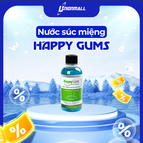 Nước súc miệng Happy Gums nhập khẩu Mỹ -250ml