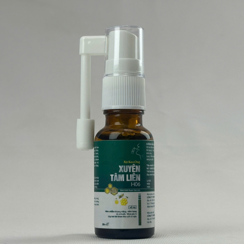 Xịt keo ong xuyên tâm liên H06