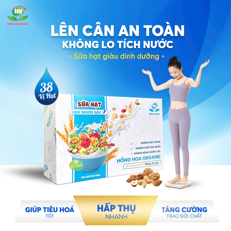 Sữa hạt cho người gầy – Sữa hạt thuần chay 38 vị hạt