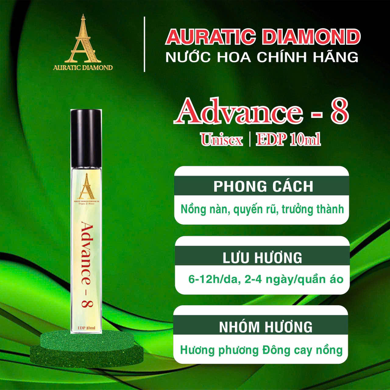 Advance – 8 – Nước Hoa Phương Đông Cay Nồng, Bí Ẩn & Quyến Rũ