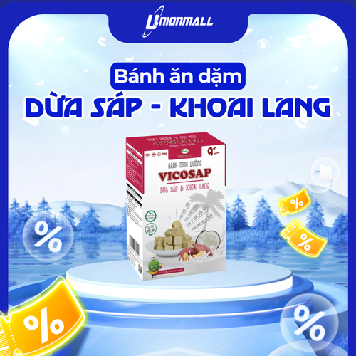 [CHO BÉ] Bánh Vicosap - Dừa Sáp & Khoai Lang [18g]