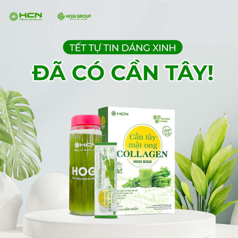 CẦN TÂY MẬT ONG COLLAGEN