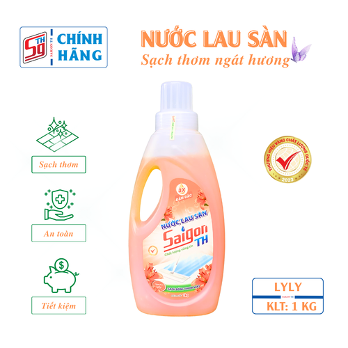 Nước lau sàn Saigon TH 1kg hương hoa Lyly