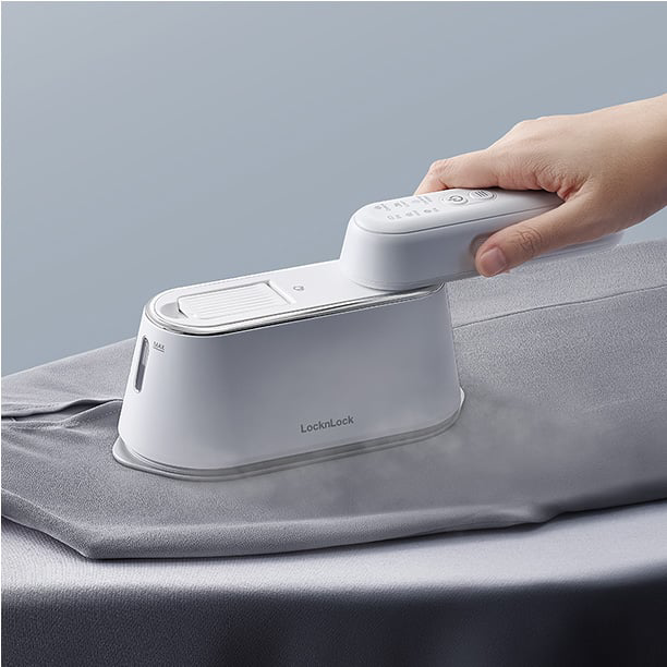 Bàn ủi hơi nước LocknLock 2 trong 1 steam iron 220-240V ENI262WHT