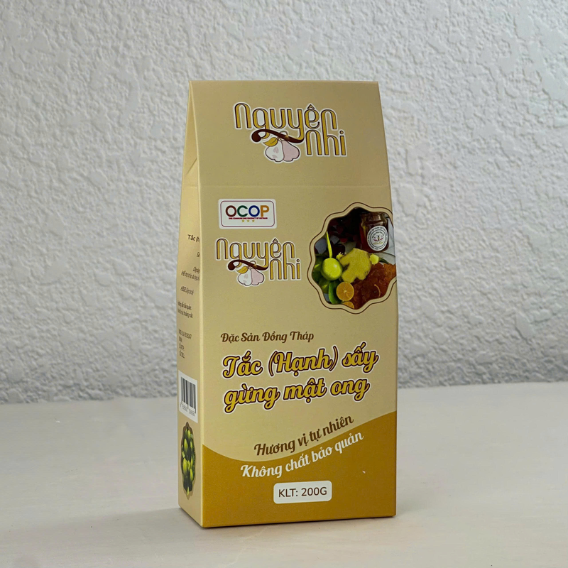 Tắc ( Hạnh ) sấy gừng mật ong ( đặc sản Đồng Tháp) - OCOP 3 sao