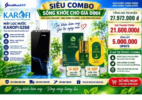 COMBO SỐNG KHỎE CHO GIA ĐÌNH 1
