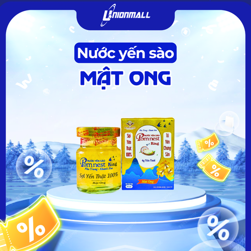 Nước Yến Sào Pomnest King Mật Ong - Lốc 6 hũ