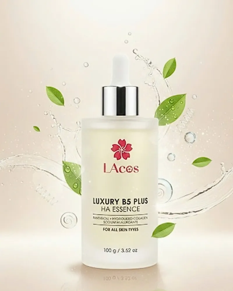 Tinh Chất Vàng B5 Dưỡng Da Cao Cấp LAcos – Luxury B5 Plus 24K Gold Essence