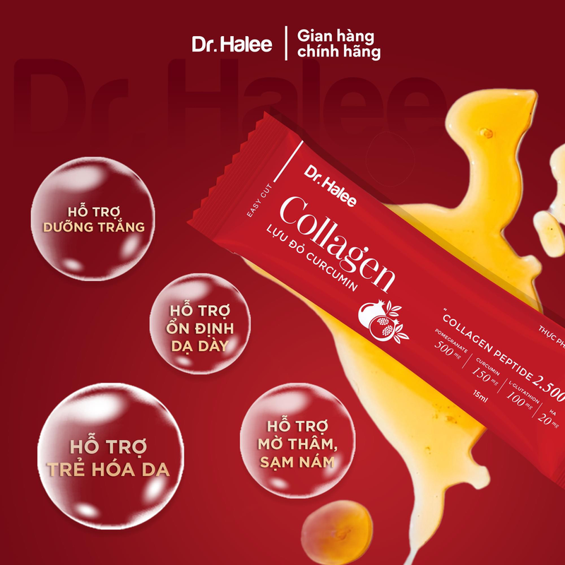 Collagen Lựu đỏ Curcumin