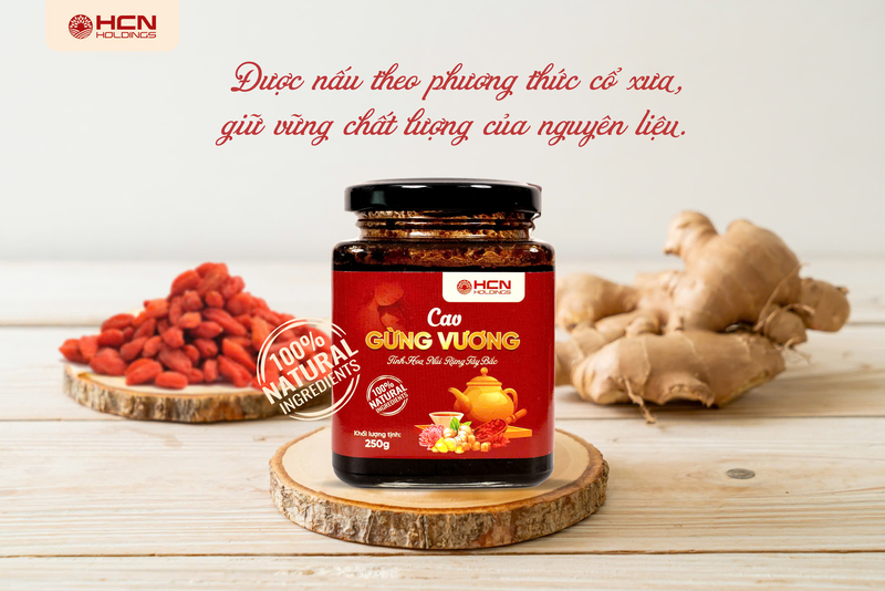 CAO GỪNG VƯƠNG - TĂNG CƯỜNG SỨC ĐỀ KHÁNG, GIỮ ẤM CƠ THỂ ( Hộp 250gr)