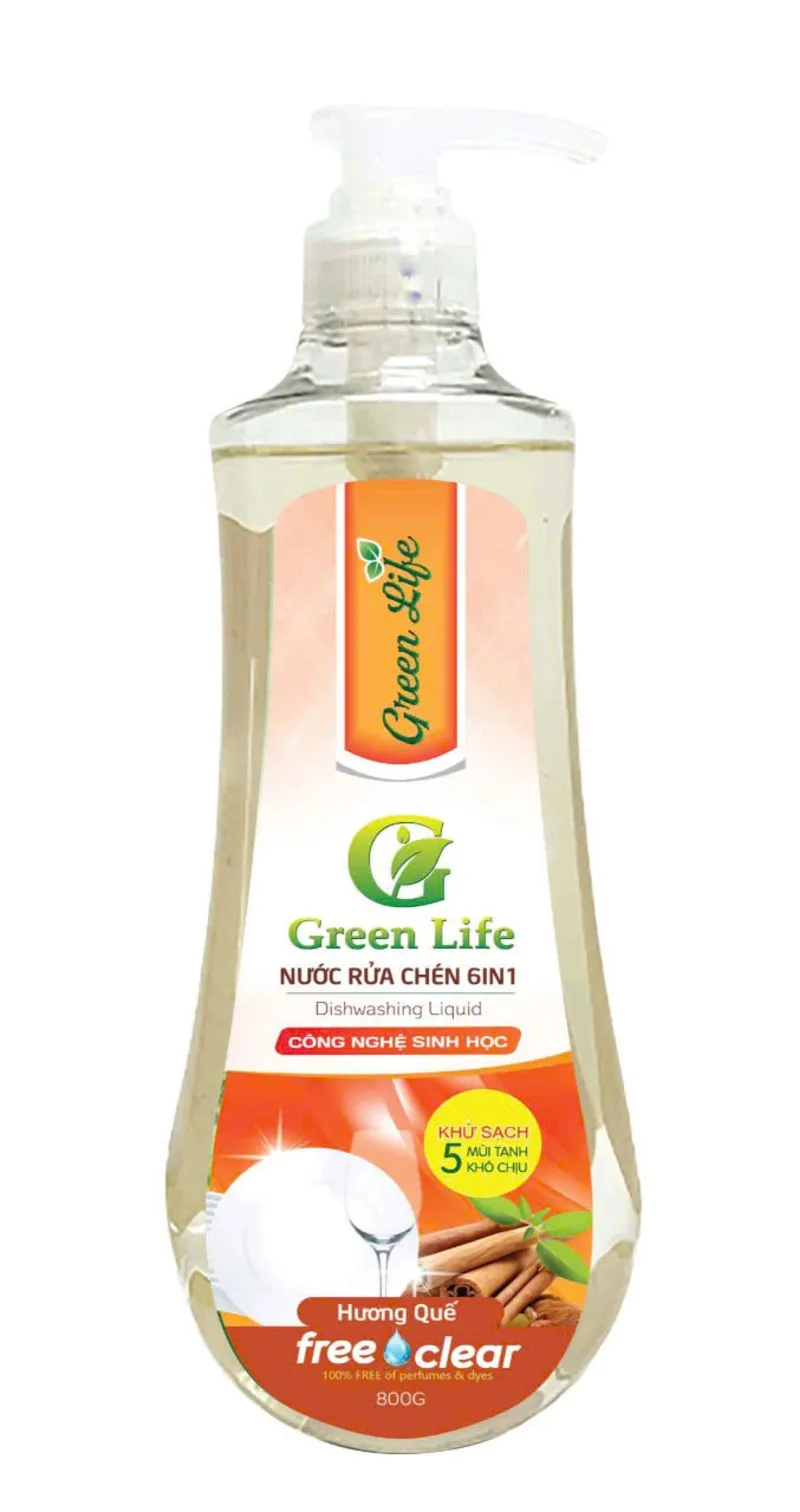 Nước rửa chén hương 800ml Quế