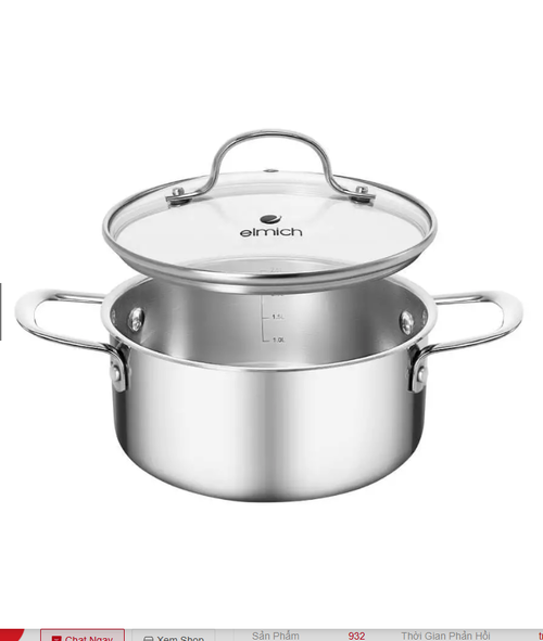 NỒI INOX NGUYÊN KHỐI OMI GOURMET 20CM