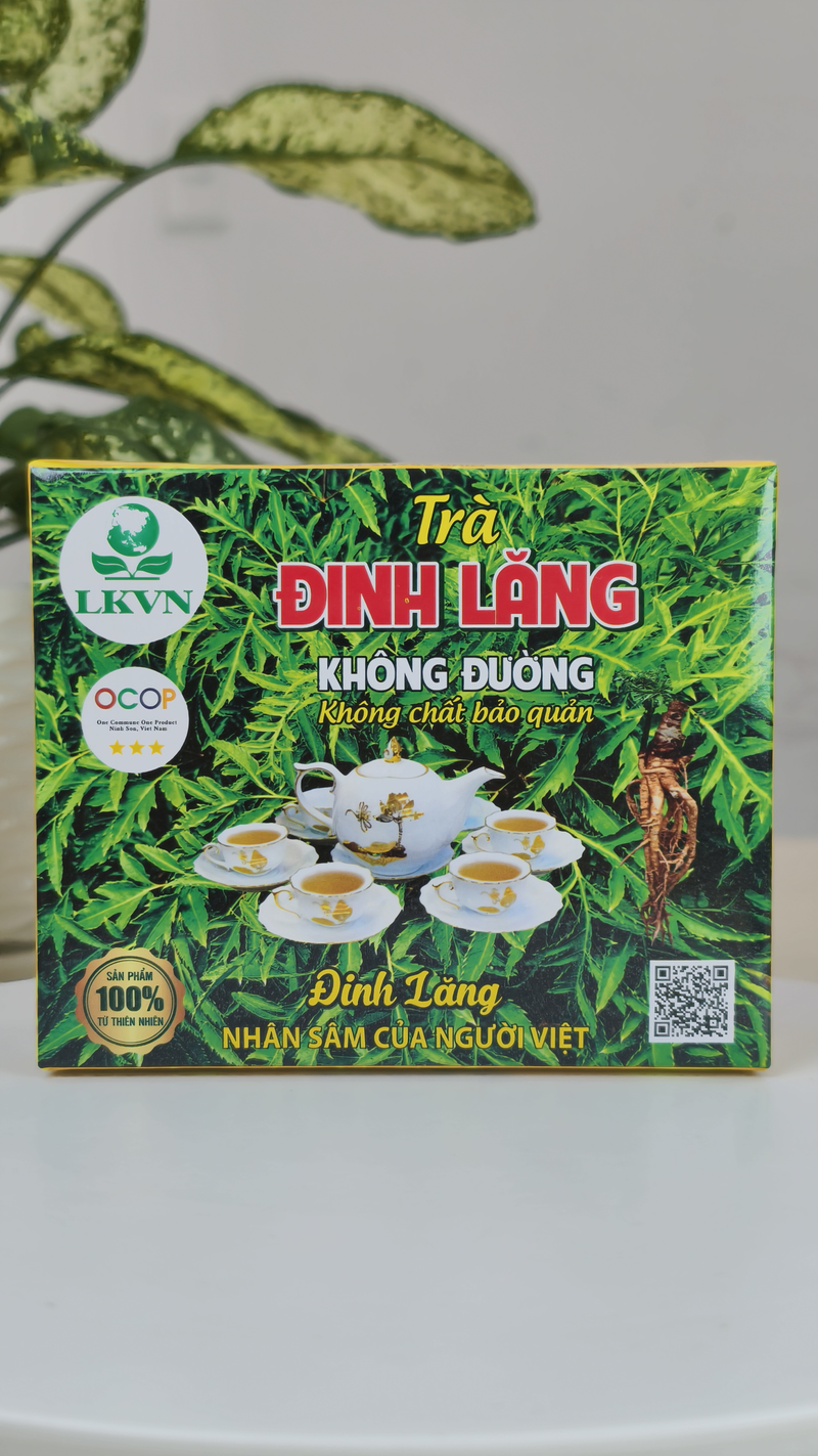 Trà túi lọc Đinh Lăng – Hộp (20 gói x 3g)