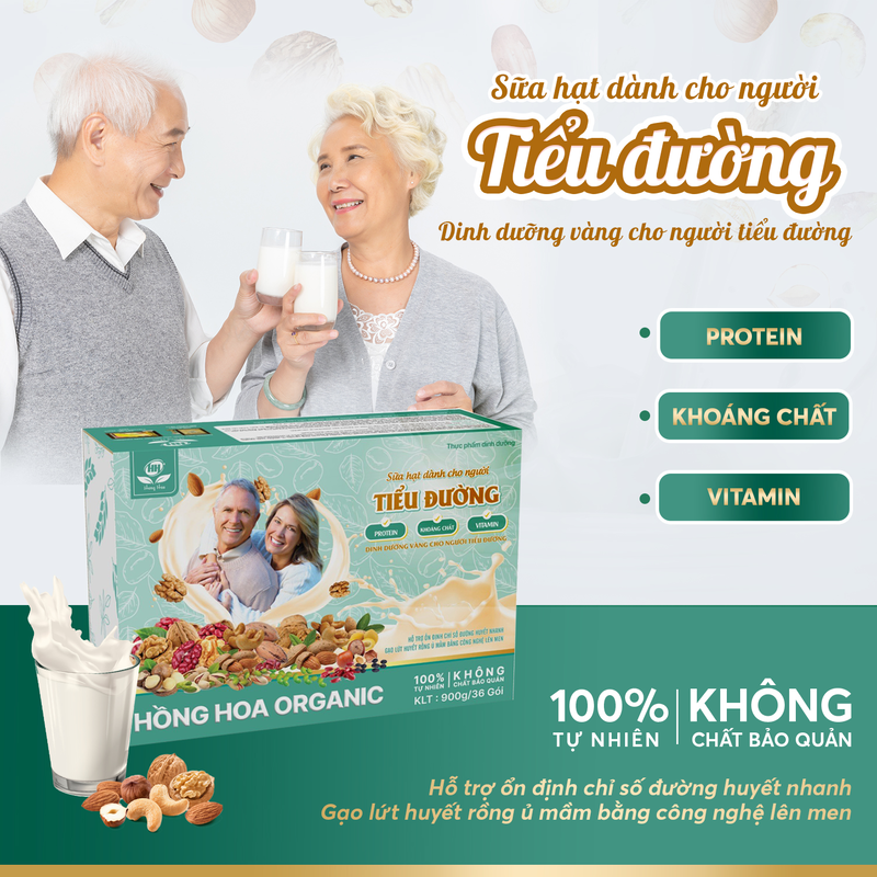 Sữa hạt dành cho người tiểu đường – Sữa Hạt thuần chay an toàn