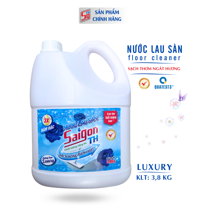 Nước lau sàn Saigon TH 3.8kg hương hoa Luxury