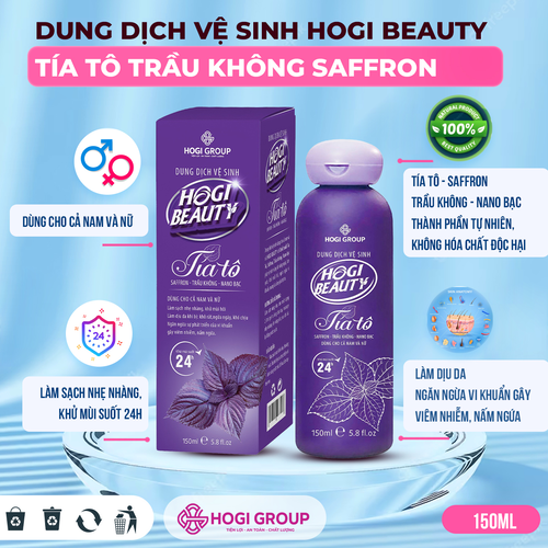 DUNG DỊCH VỆ SINH HOGI BEAUTY 150G - TÍA TÔ TRẦU KHÔNG SAFFARON