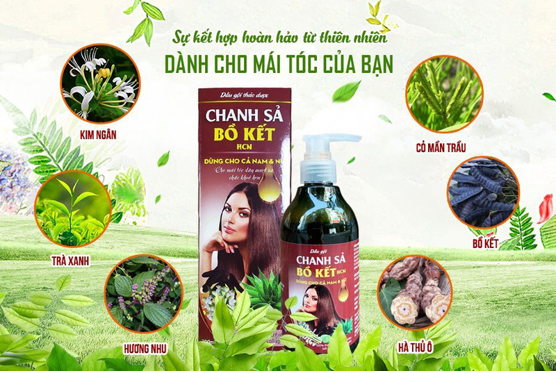 DẦU GỘI CHANH SẢ - BỒ KẾT