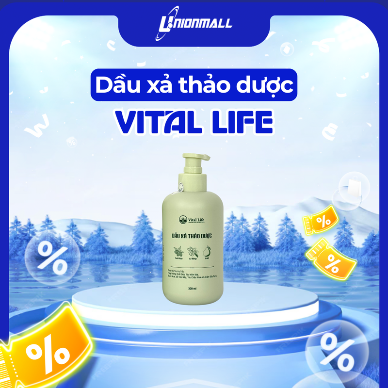 Bộ Đôi Gội Xả Thảo Dược Vitalnoni