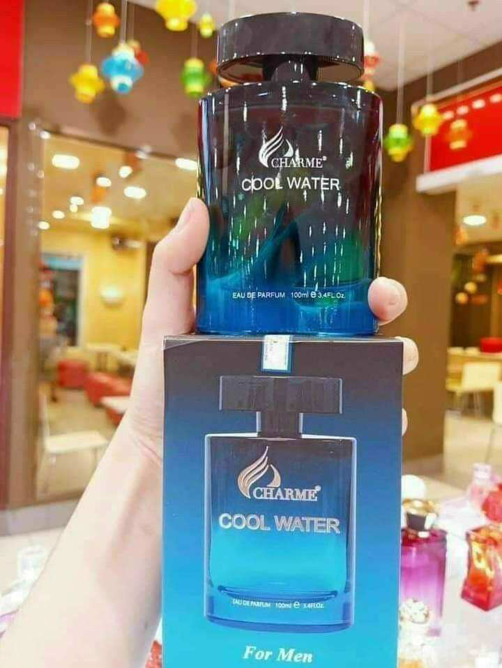 Nước Hoa Nam CHARME COOL WATER 100ml Lưu Hương Lâu Thơm Mát, Mạnh Mẽ và Thanh Lịch Cho Các Quý Ông