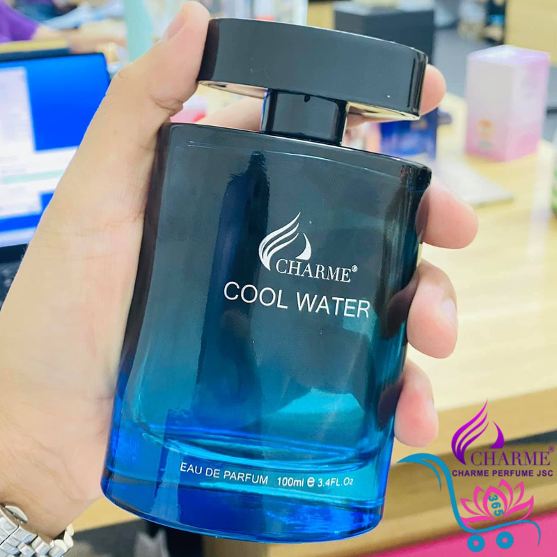 Nước Hoa Nam CHARME COOL WATER 100ml Lưu Hương Lâu Thơm Mát, Mạnh Mẽ và Thanh Lịch Cho Các Quý Ông