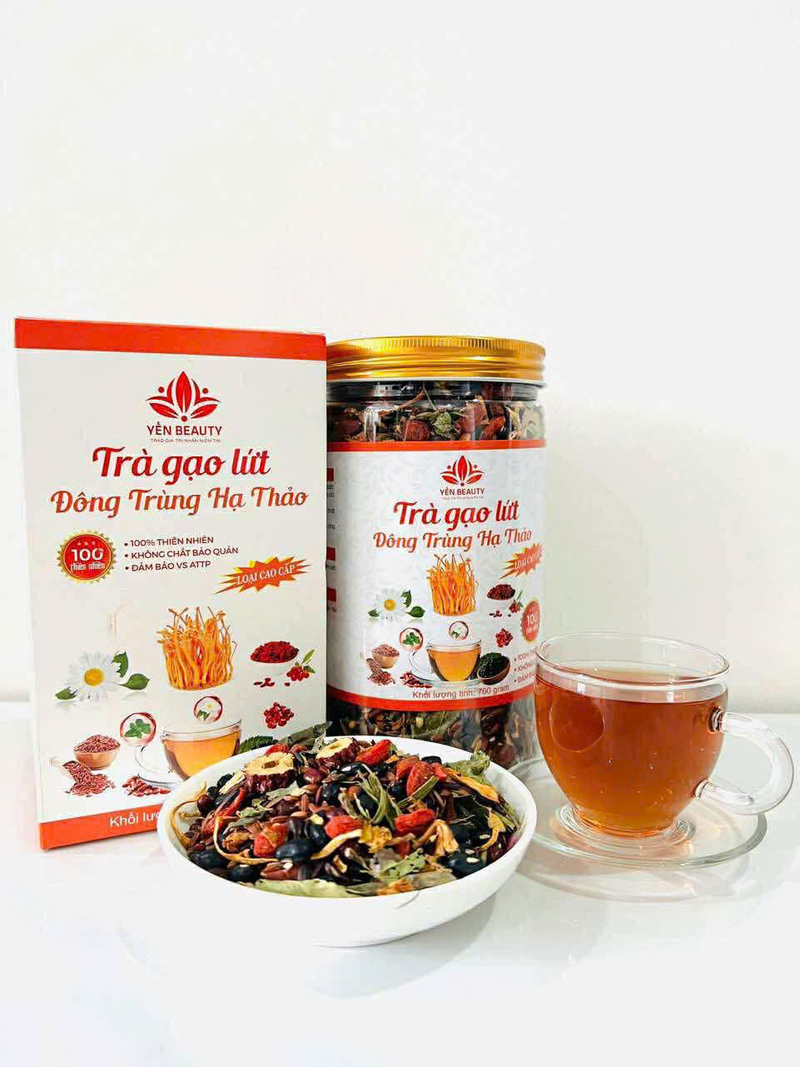 TRÀ GẠO LỨT ĐÔNG TRÙNG HẠ THẢO 700GR