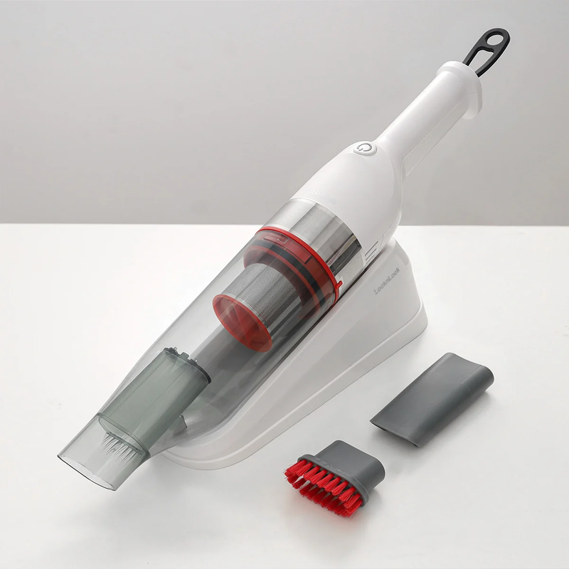 Máy Hút Bụi Cầm Tay Mini Locknlock Mini Vacuum Cleaner 14V, 500mA, 75W, 0.5L - Màu trắng - ENV136WHT