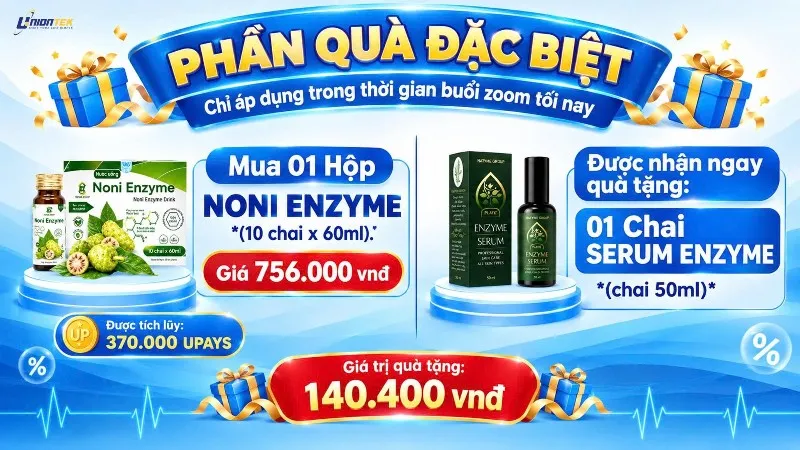 MUA 1 NONI TẶNG NGAY 1 SERUM ENZYME