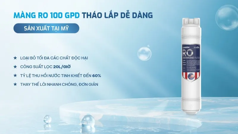 Máy lọc nước RO Karofi KAQ-GZ26