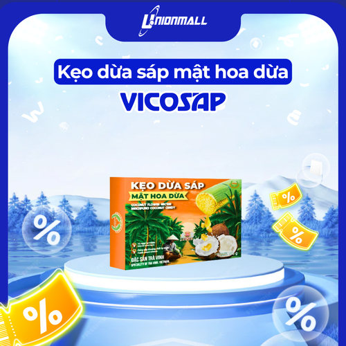 Kẹo dừa sáp mật hoa dừa (Hộp 180g)