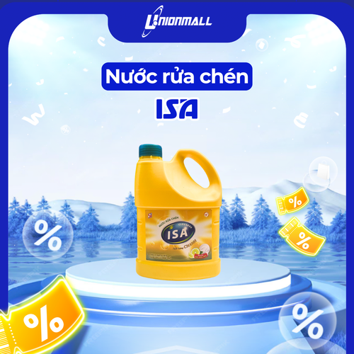 Nước rửa chén ISA 1,5kg Chanh