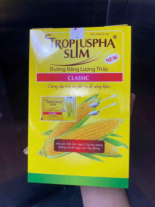 ĐƯỜNG BẮP ĂN KIÊNG TROPIUSPHA SLIM ( HỘP 80 GÓI)