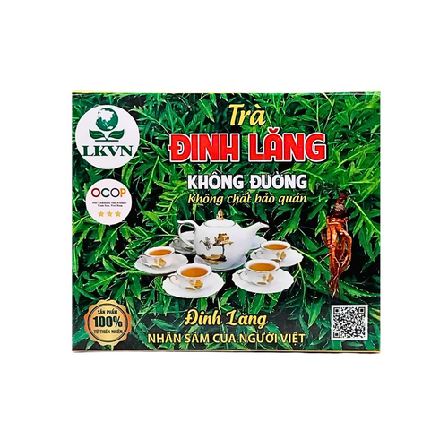 Trà túi lọc Đinh Lăng – Hộp (20 gói x 3g)