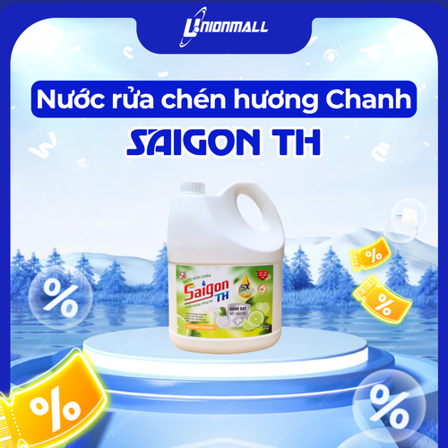 Nước rửa chén Saigon TH 3.6kg hương Chanh