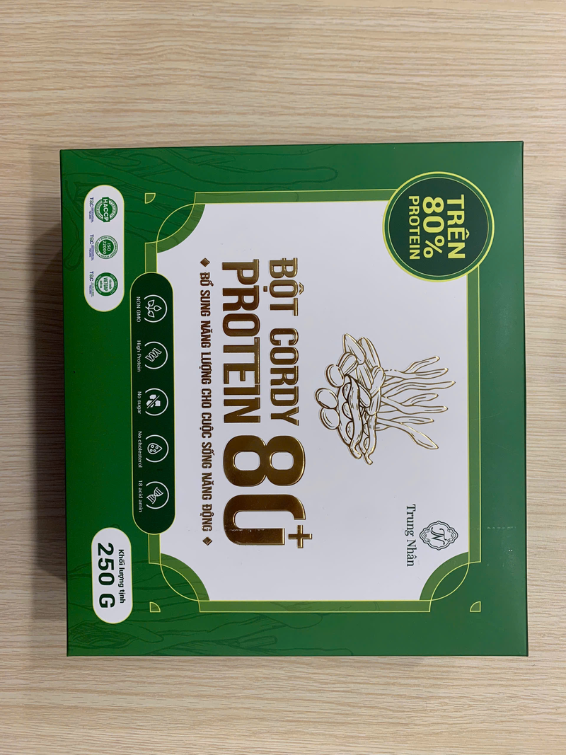 Bột Cordy Protein 80+ (250gr)