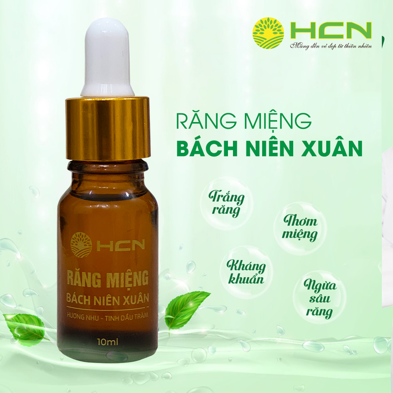 TINH DẦU CHĂM SÓC RĂNG MIỆNG BÁCH NIÊN XUÂN 10ml