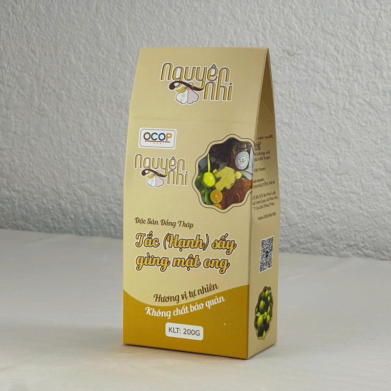 Tắc ( Hạnh ) sấy gừng mật ong ( đặc sản Đồng Tháp) - OCOP 3 sao