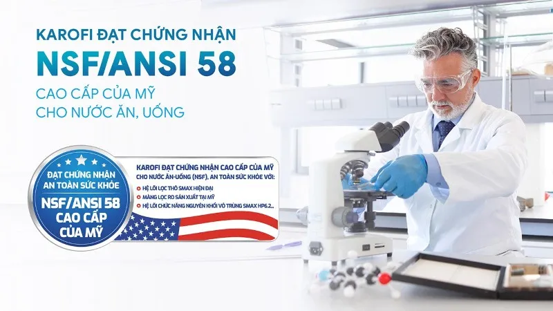 Máy lọc nước nóng lạnh Karofi KAD-GZ68