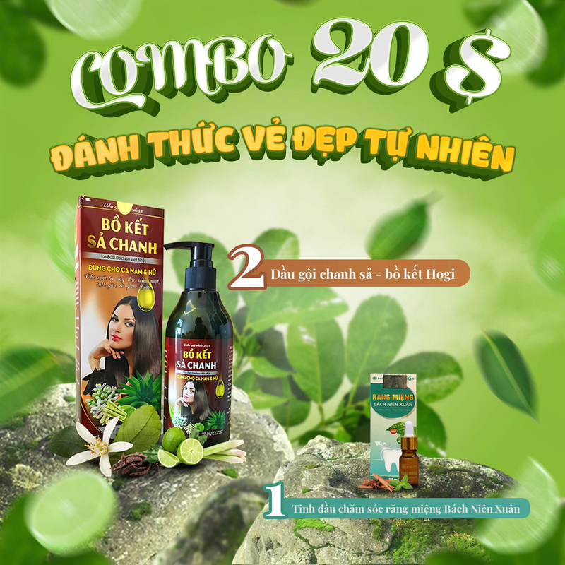 COMBO 20$ - ĐÁNH THỨC VẺ ĐẸP TỰ NHIÊN