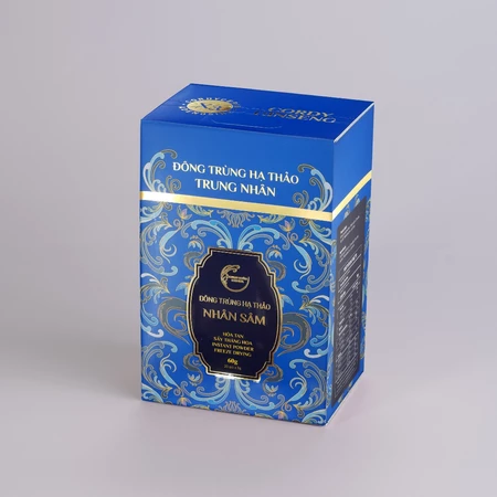 Đông Trùng Hạ Thảo Nhân Sâm - Hòa Tan Sấy Thăng Hoa 60g (20gói x 3g)