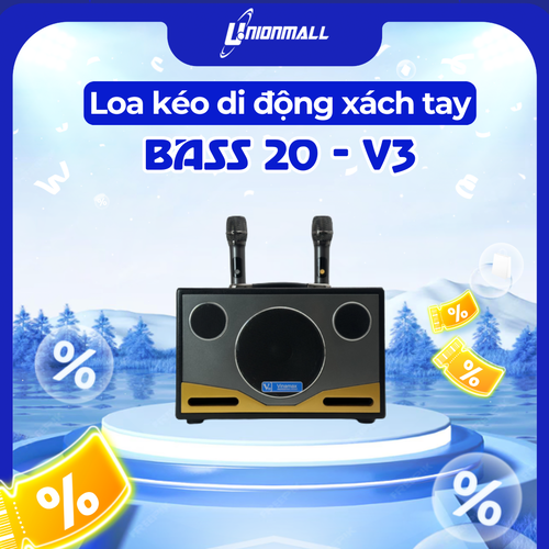 Loa Kéo Di Động Xách Tay Bass 20 - V3