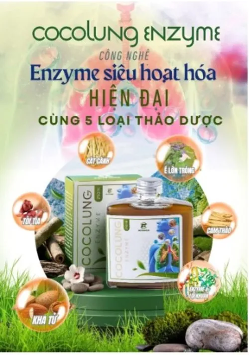 Cocolung Enzyme – Xoa dịu cơn ho, bảo vệ đường hô hấp