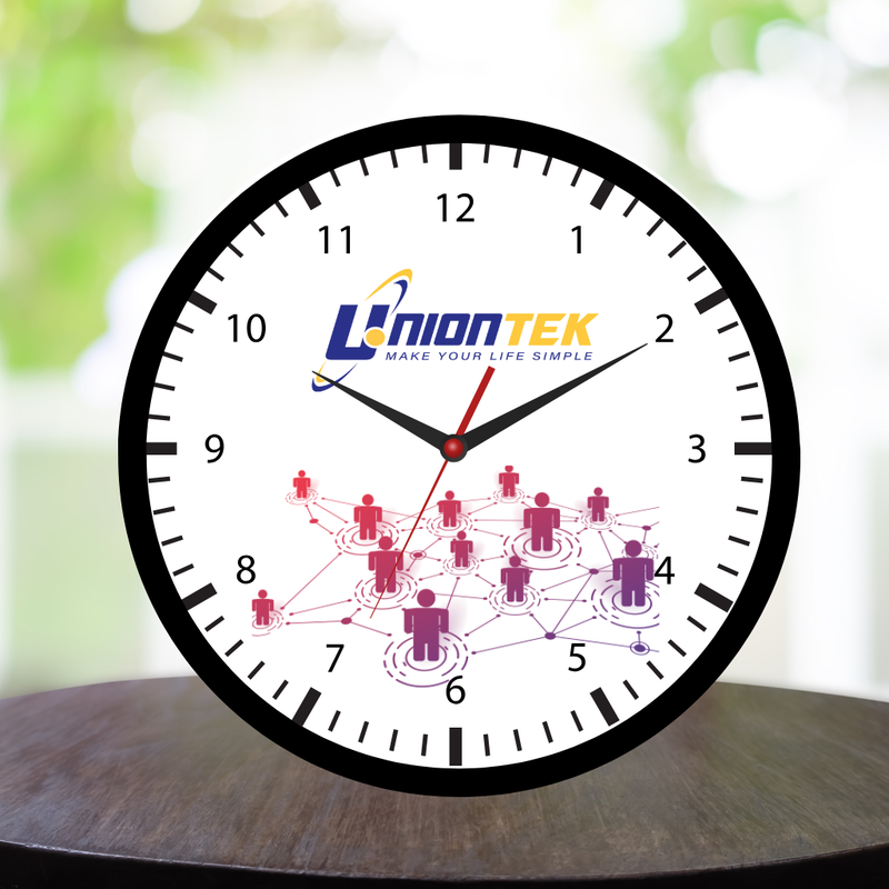 Đồng hồ treo tường uniontek 30cm