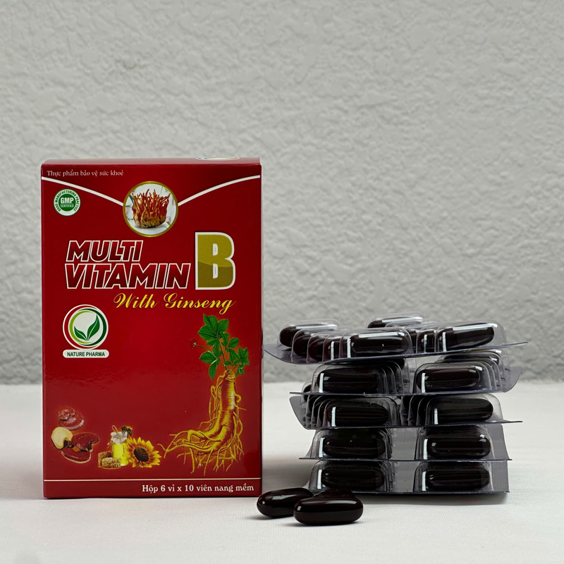 MULTI VITAMIN B GINSENG ( BỔ SUNG VITAMIN NHÓM B CHO NGƯỜI BIẾNG ĂN, ĐAU DÂY THẦN KINH NGOẠI BIÊN)