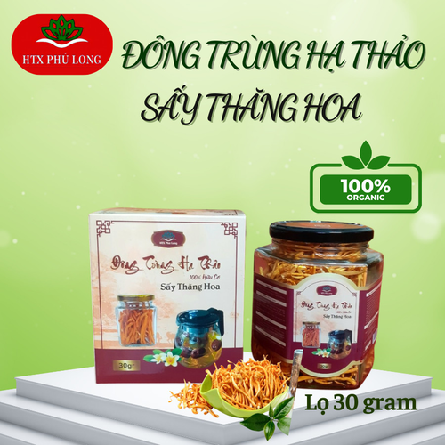 Đông Trùng Hạ Thảo sấy thăng hoa lọ 30 gr