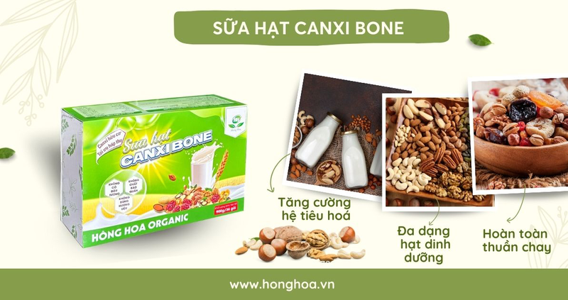 Sữa hạt Canxi Bone – Sữa hạt bổ sung canxi thuần chay