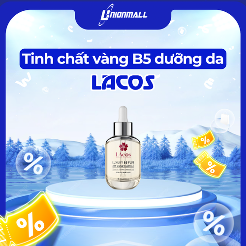 Tinh Chất Vàng B5 Dưỡng Da Cao Cấp LAcos – Luxury B5 Plus 24K Gold Essence